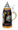 Handpainted Ceramic Christmas Beer Stein with Lid
