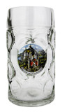 Authentic 1 Liter German Mass Krug with Neuschwanstein Motif