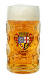 Authentic 1 Liter German Mass Krug with Saarland Crest
