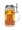 Lederhosen 1.5 liter glass beer mug holds well past a single bottle of beer
