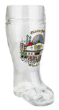 Custom Engraved Authentic 1 Liter German Beer Boot 