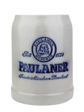 Paulaner Brewery 0.5 Liter Salt Glaze Stoneware Beer Mug