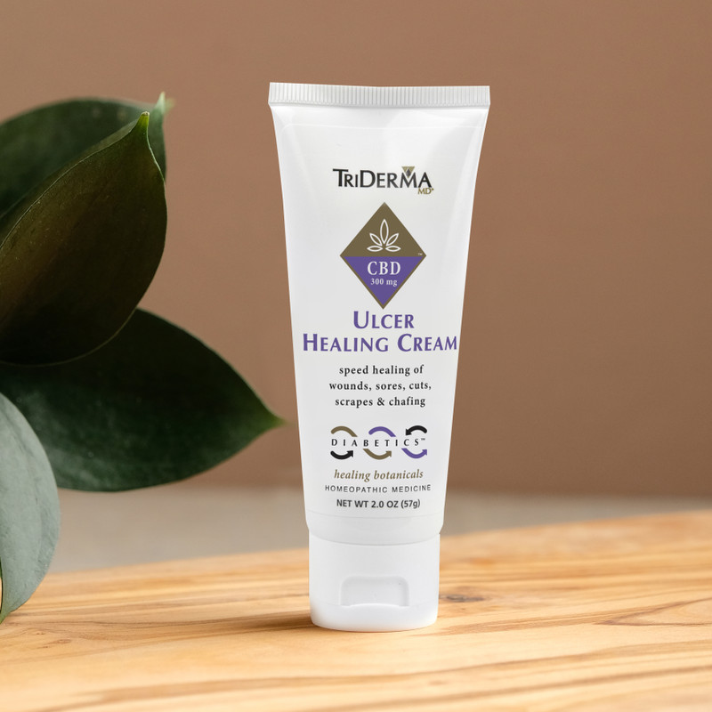 TriDerma Pressure Sore Relief Healing Cream Speeds Healing for Bed Sores,  Ulcers, Pressure Sores, Wound Healing, Chafed Skin and Hard-to-Heal Skin