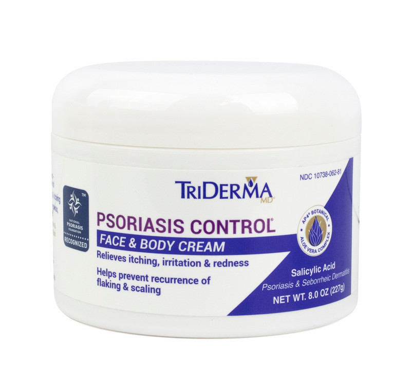  TriDerma Control de la psoriasis  Champú de 8.3 onzas y crema  facial y corporal de 4.2 onzas : Belleza y Cuidado Personal