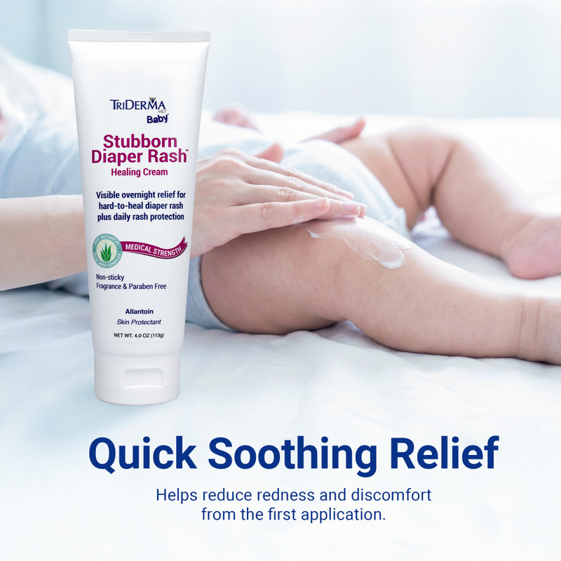 Stubborn Diaper Rash Relief Cream (Multiple Sizes)