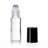 1/3 oz roll-on bottle, clear glass