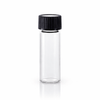 1 Dram Glass Vials With Foam Lined Caps (White)
