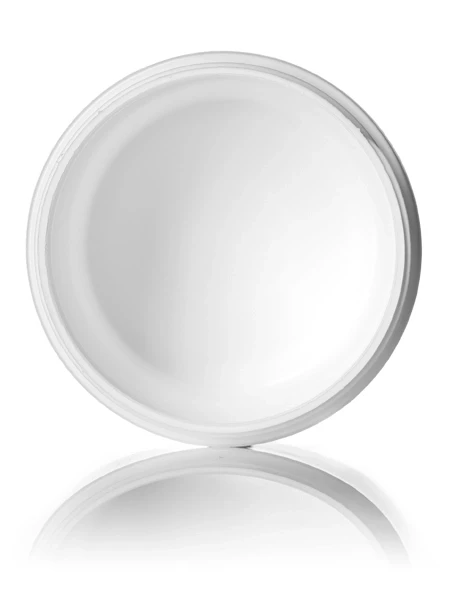 4 oz white PP Plastic Double Wall Straight Base jar With Caps