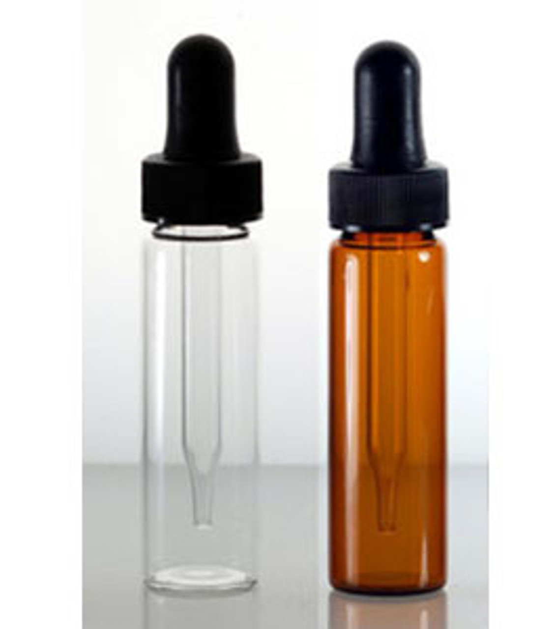 4 dram, (15 ml) Glass Vials With Dropper