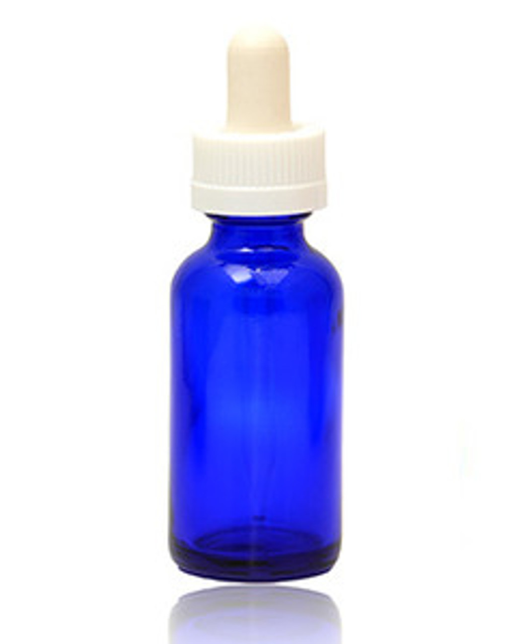 30 ml,1 oz Blue Boston Round with Child Resistant Dropper