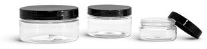8 oz Clear PET Jars.