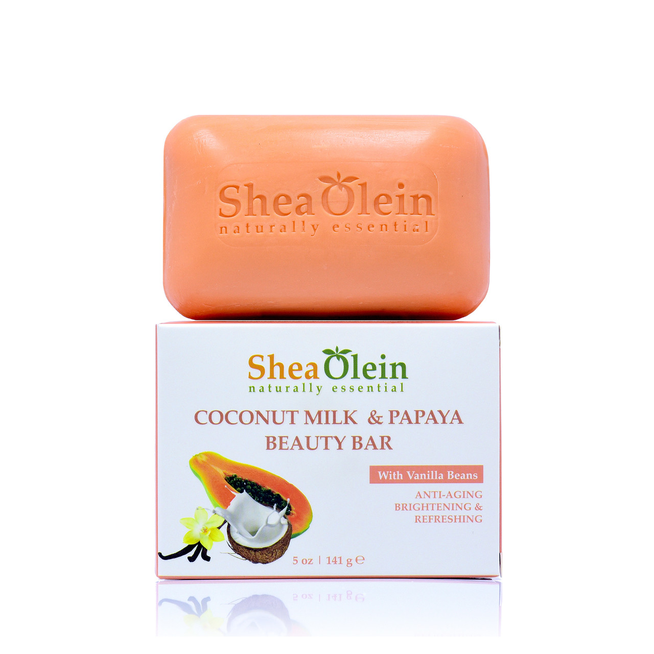 shea olein coconut milk & papaya soap