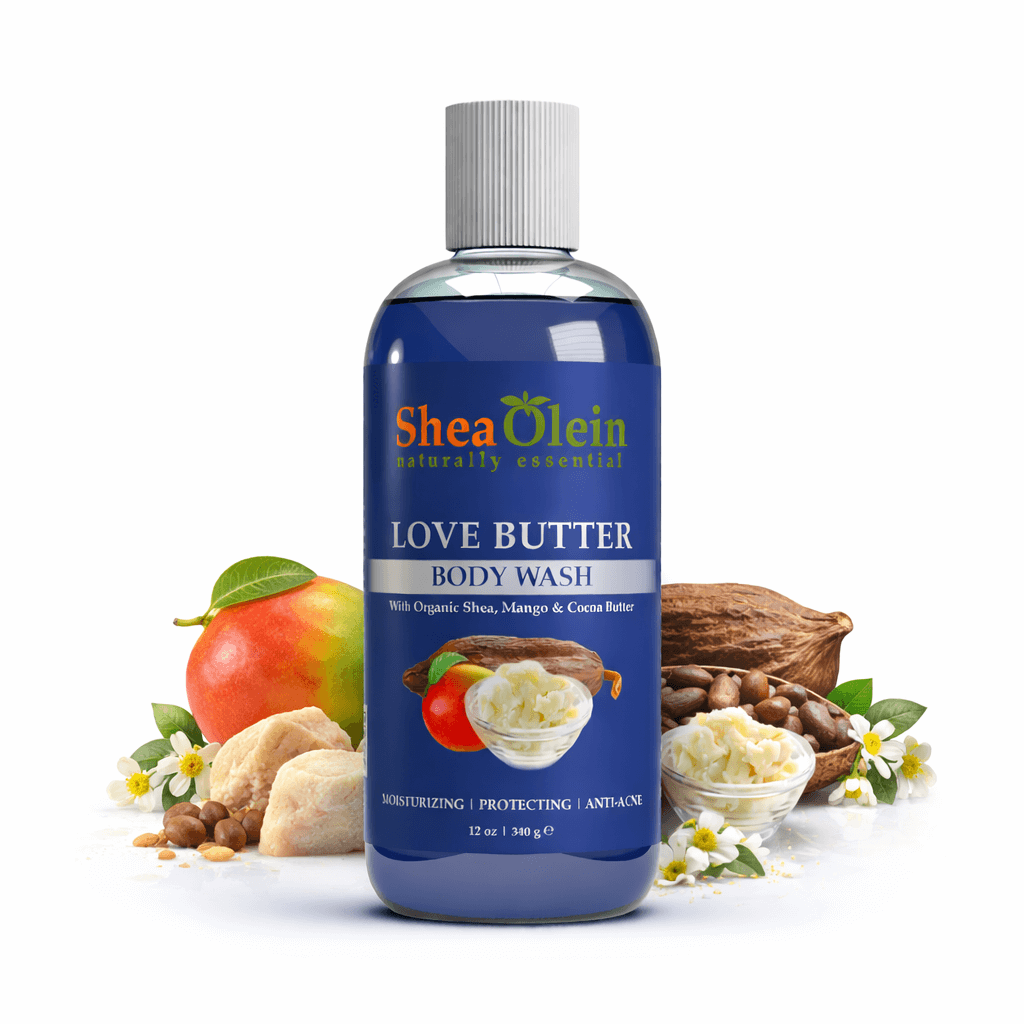 Love Butter Body Wash with Organic Shea, Mango & Cocoa Butter – 12 fl oz
