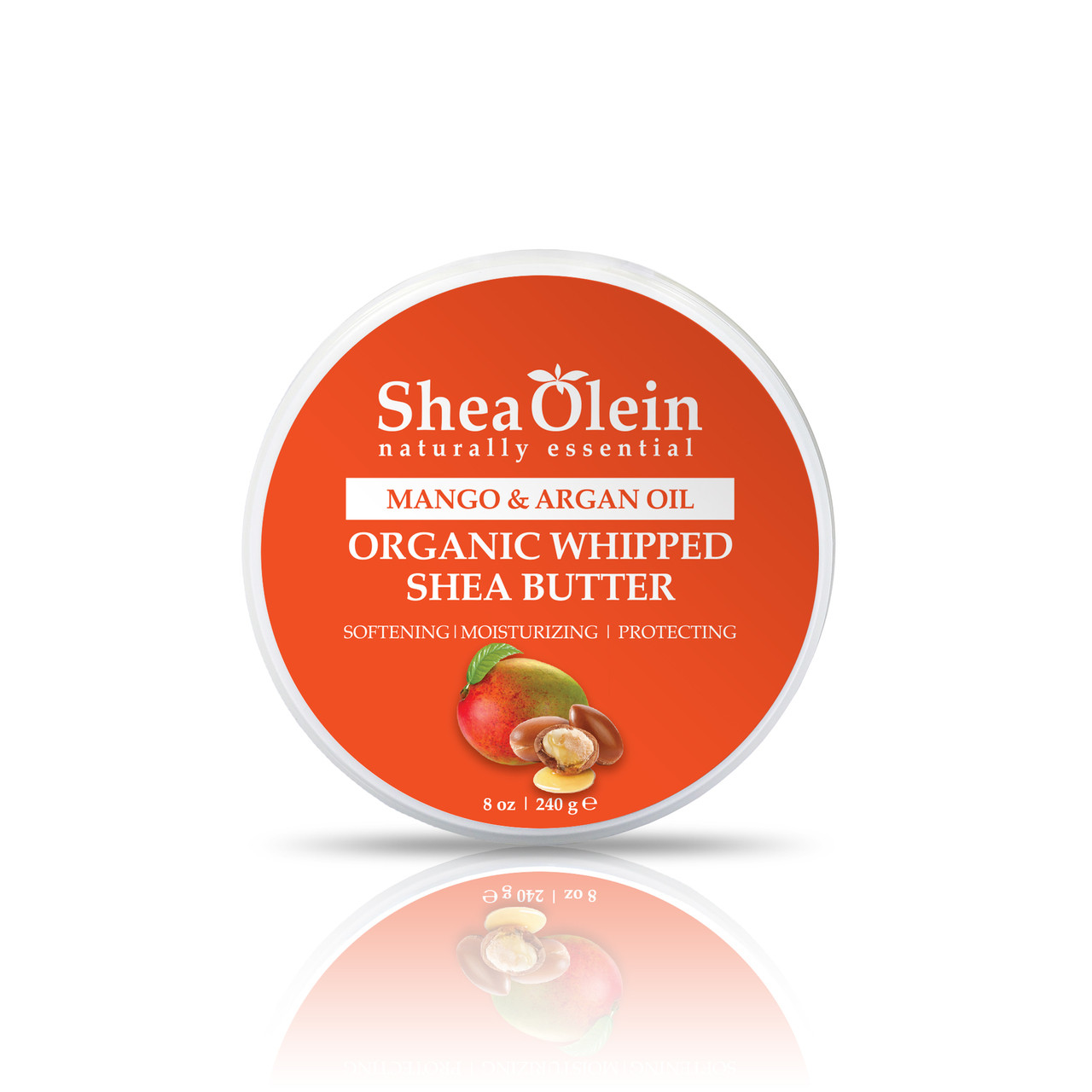 Mango & Argan Oil Organic Whipped Shea Butter (8 oz)