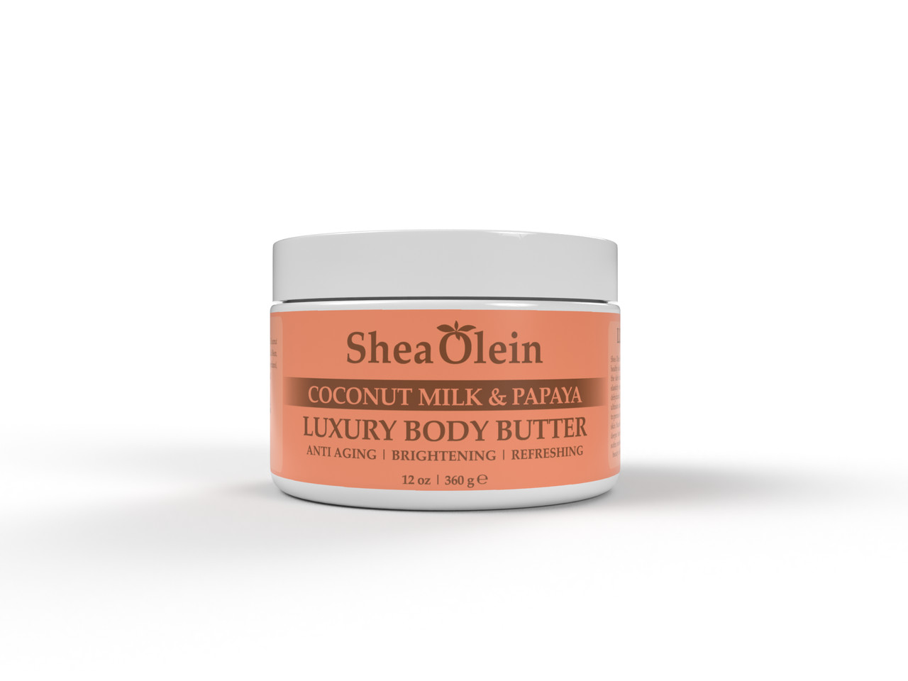 Coconut Milk & Papaya Luxury Body Butter (12 oz)