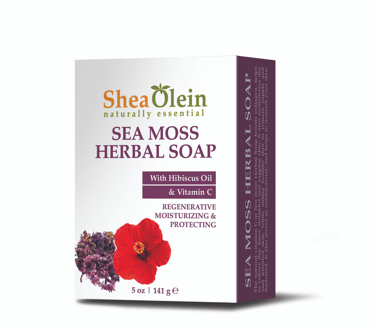 Shea Olein Sea Moss Herbal Bar Soap
