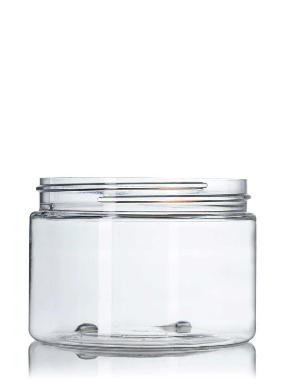 12 oz Clear and Amber PET Straight Sided Jars 89-400