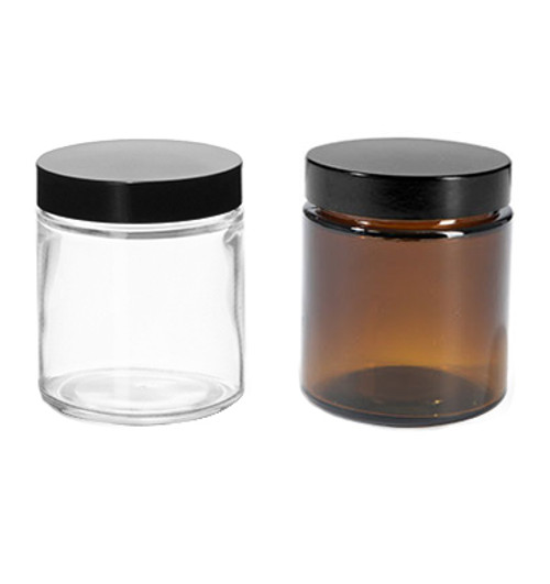 4 oz Glass Jars with caps