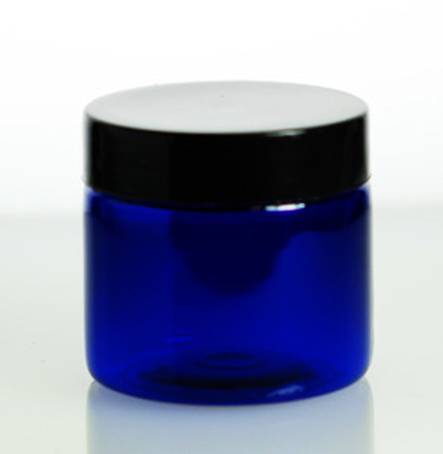 2oz Cobalt Blue PET Jars