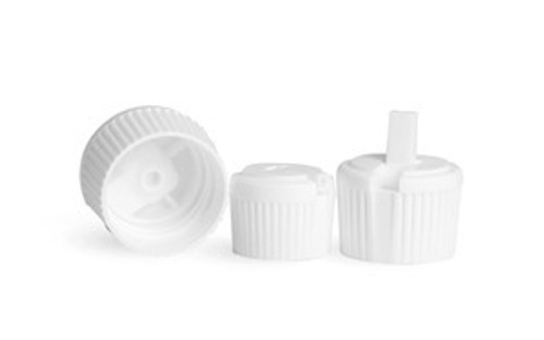20-410 White Spout Top Caps
