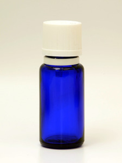 15ml Blue Euro Dropper w/Child Resistant tamper Evident Caps.