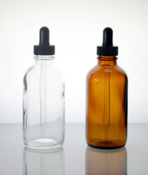 4 oz (120ml) Boston Round Bottle with Glass Dropper