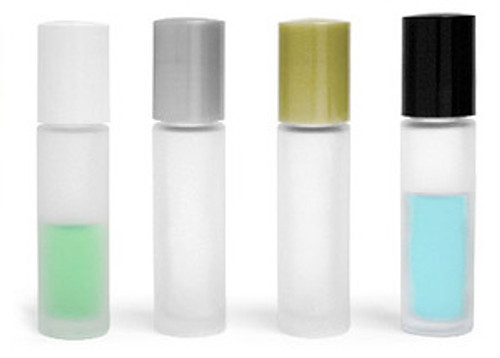 10ml Clear Frosted Roll On