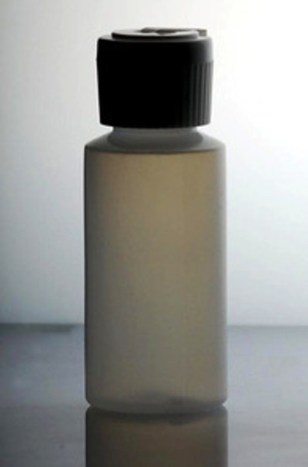 1 oz Natural HDPE Cylinders w/ White spout Caps