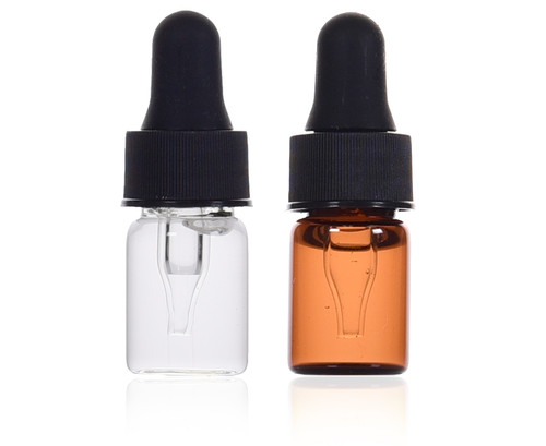 2 ml (5/8 Dram) Mini Dropper Vials 2 ml (5/8 Dram) Mini Dropper Vials