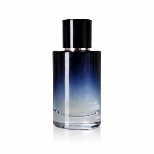 50 ML Heavy Wall Gradient Blue Glass Perfume Bottle | 15 mm Crimp Neck – TrueEssence