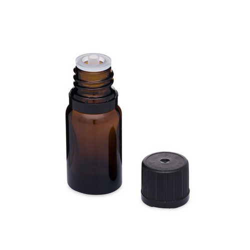 10 Ml Euro Glass Bottle W/Orifice Reducer & Tamper Evident Caps