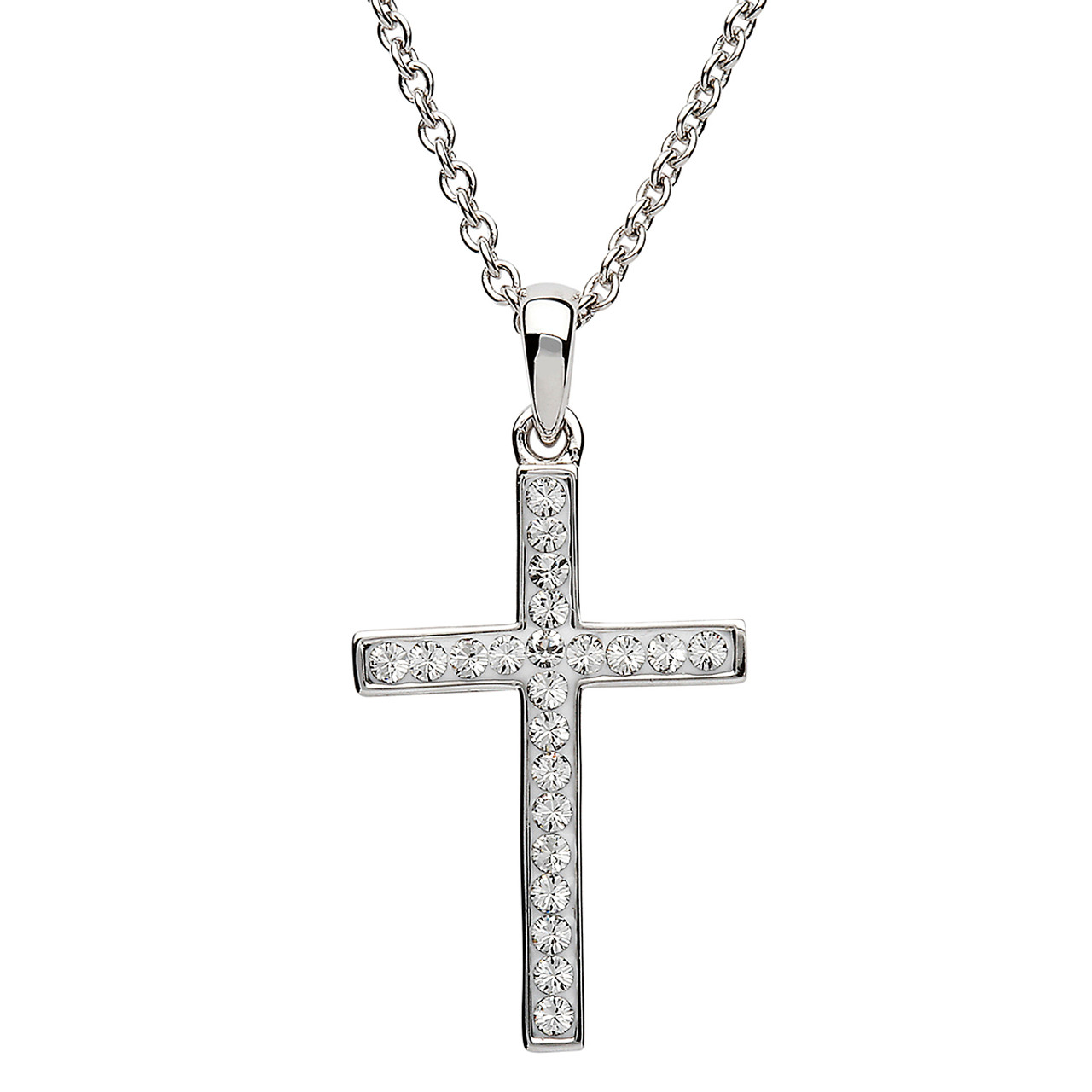 GW Thomson - Silver Swarovski Cross Necklet - Jewellery & Watches in  Dumfries, SW scotland