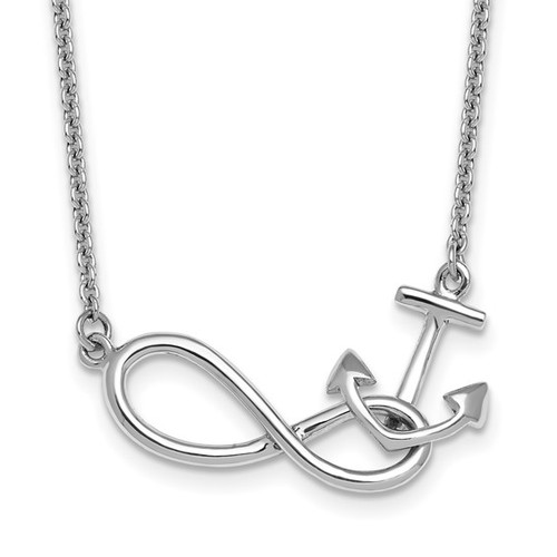 Infinity Anchor Necklace