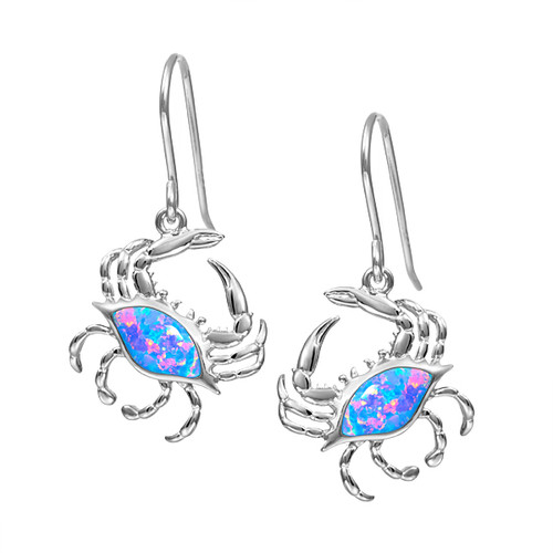 Opal Crab Earrings
