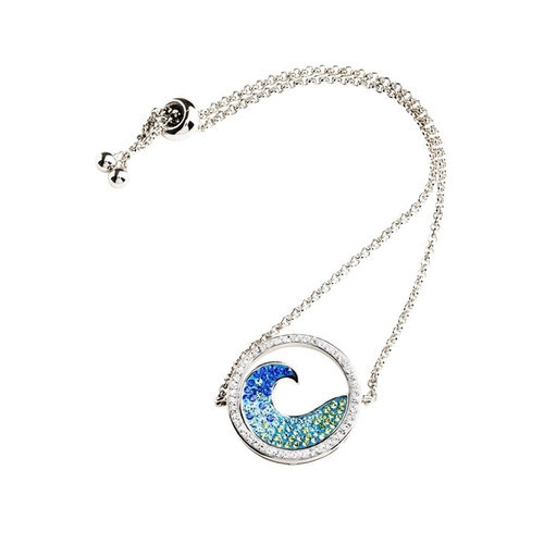 Blue Wave with Swarovski Crystal Bracelet