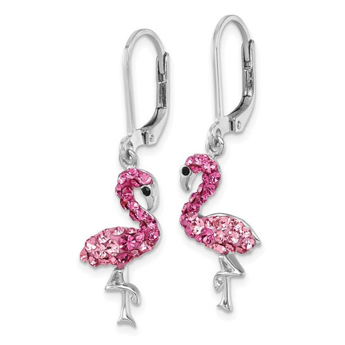 Flamingo Leverback Earrings