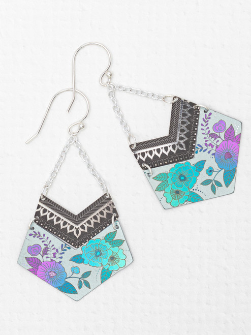 Blue Mist Avant Garden Earrings