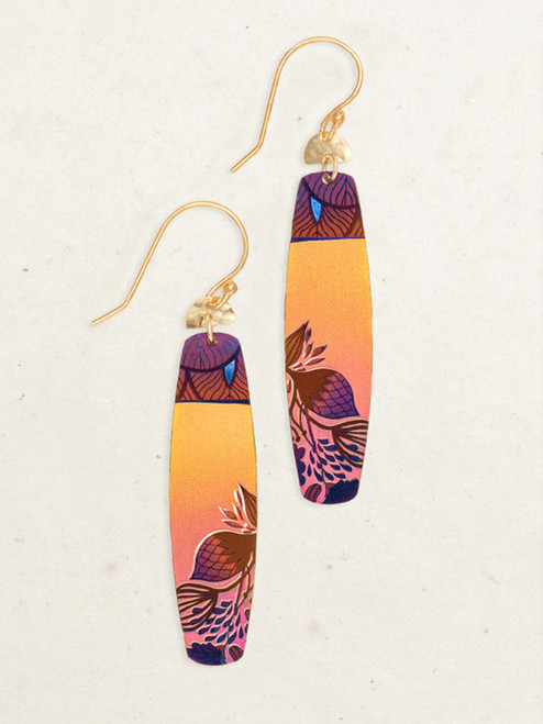Golden Lei Koa Earrings
