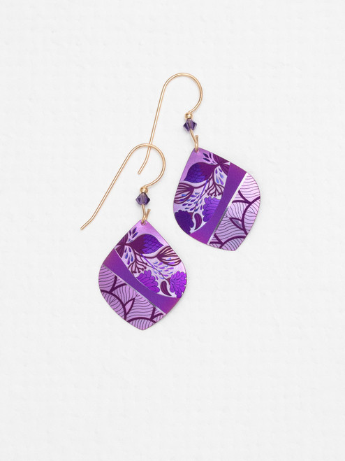 Lani Earrings - Pua Purple/Gold