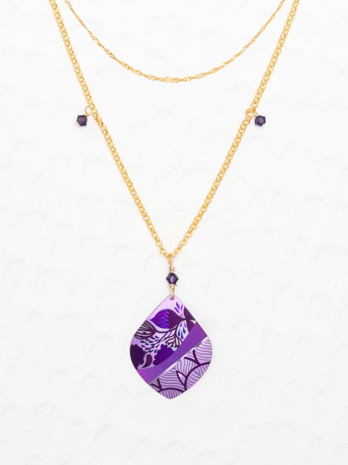 Lani Necklace - Pua Purple/Gold
