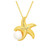 Gold Vermeil Starfish and Pearl Necklace