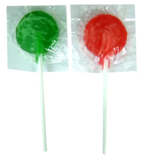 Image of CBR Flat Lollipops Assorted 6g