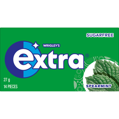 Spearmint Sugar Free Chewing Gum Envelope 27g