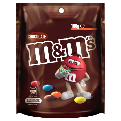 Image of Mars M&Ms Milk Chocolate Bag 180g