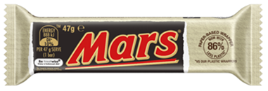 Image of Mars Chocolate Bar Paper Pack 47g