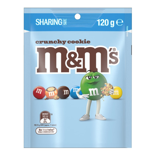 Crunchy Cookie Snack & Share Bag 120g