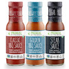 3 Pack Organic and Unsweetned Barbeque & Steak Sauce