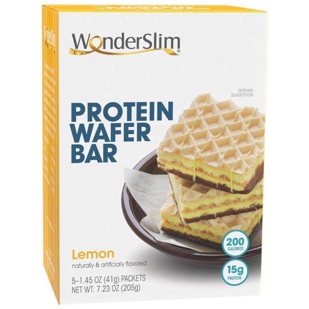 High Protein Wafer Bar - Lemon (5 servings/box)  - Trans Fat Free