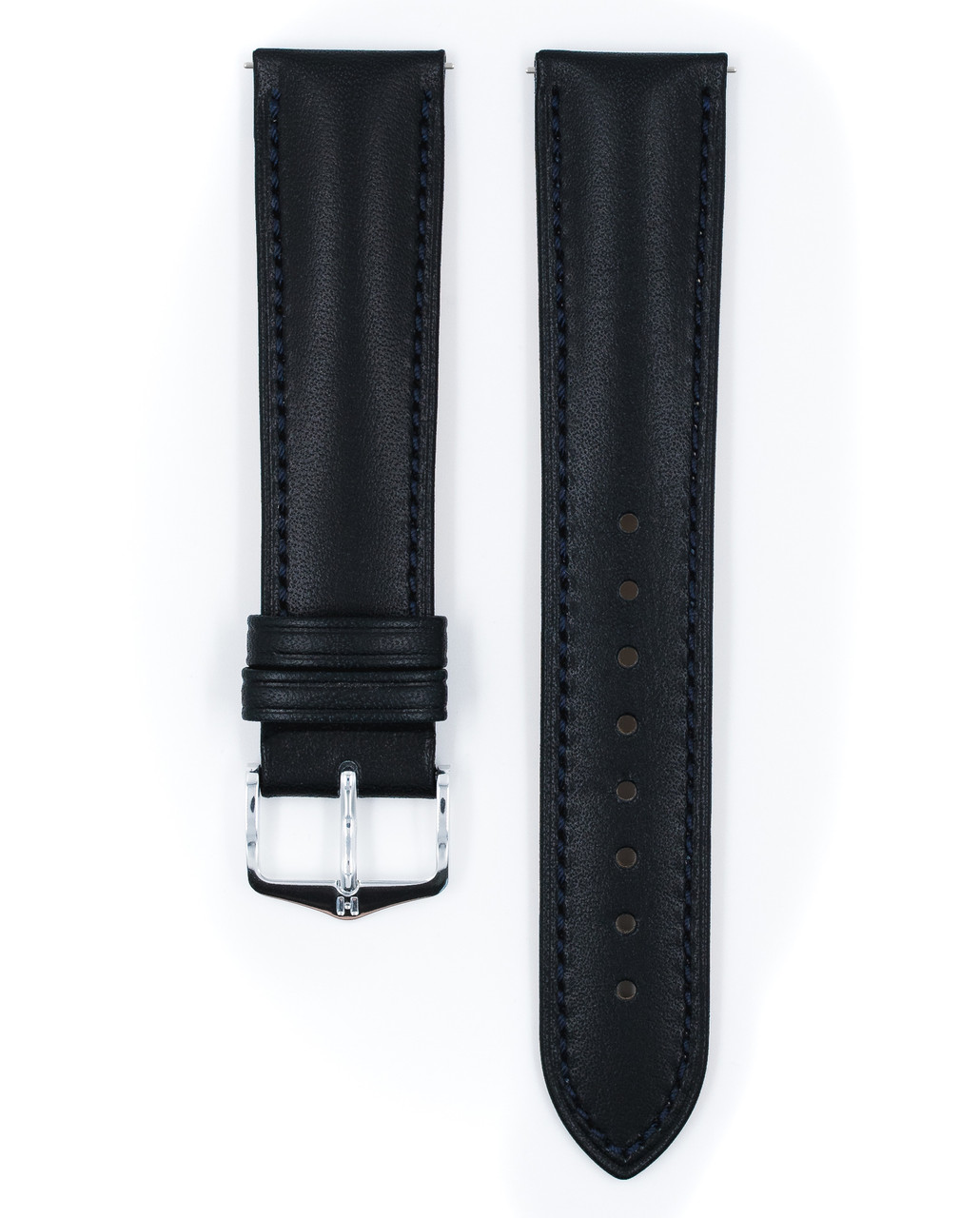 HIRSCH Uhren Bracelet Kent - Italian Calfskin - Classic/Elegant - for Men and Women, Red, belt