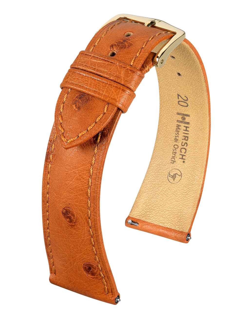 Hirsch Paul Performance Collection Strap Golden Brown 18 mm 0925028   Iguana Sell